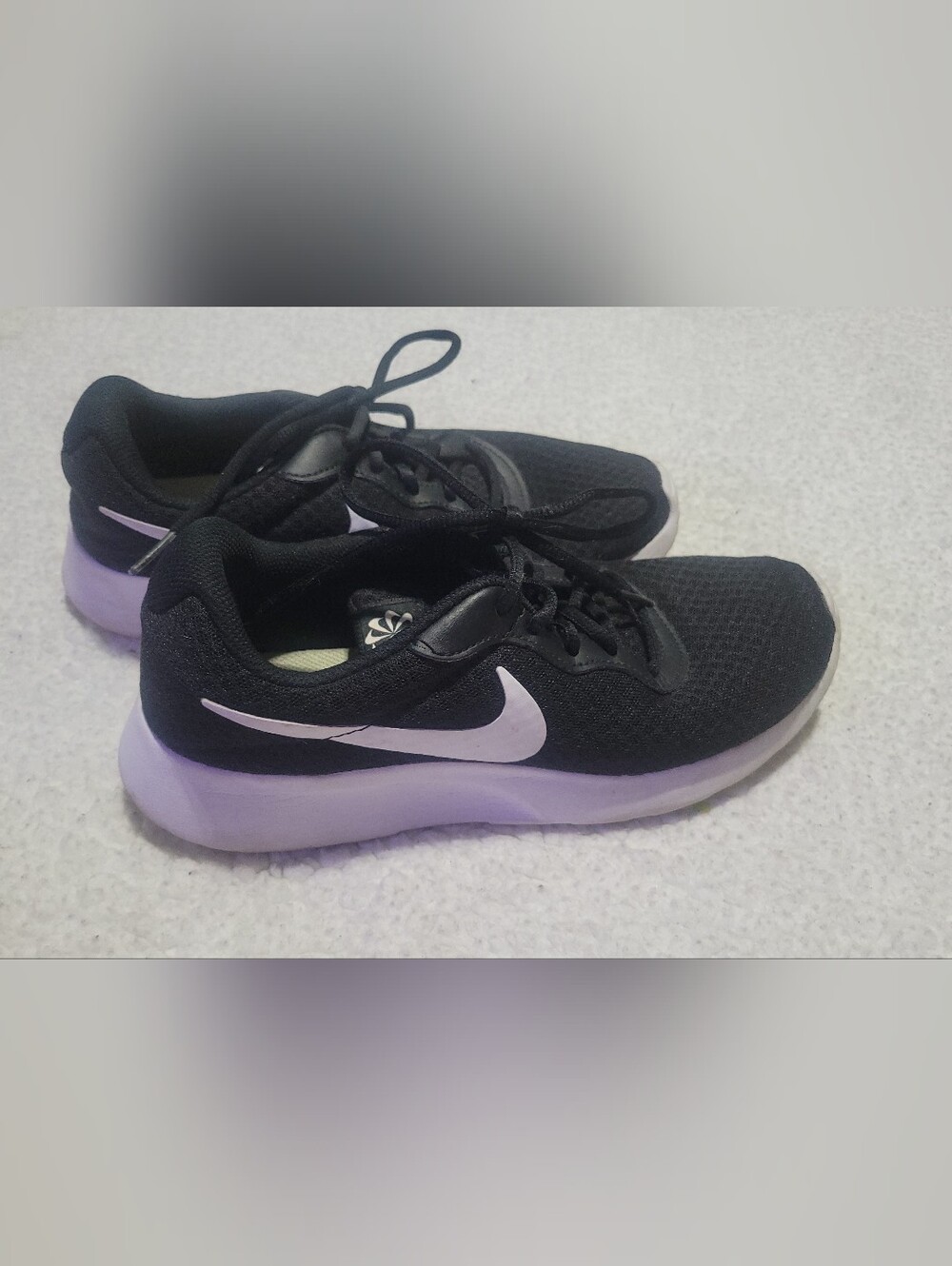 Nike Women's Black and Light Purple Running Shoes
